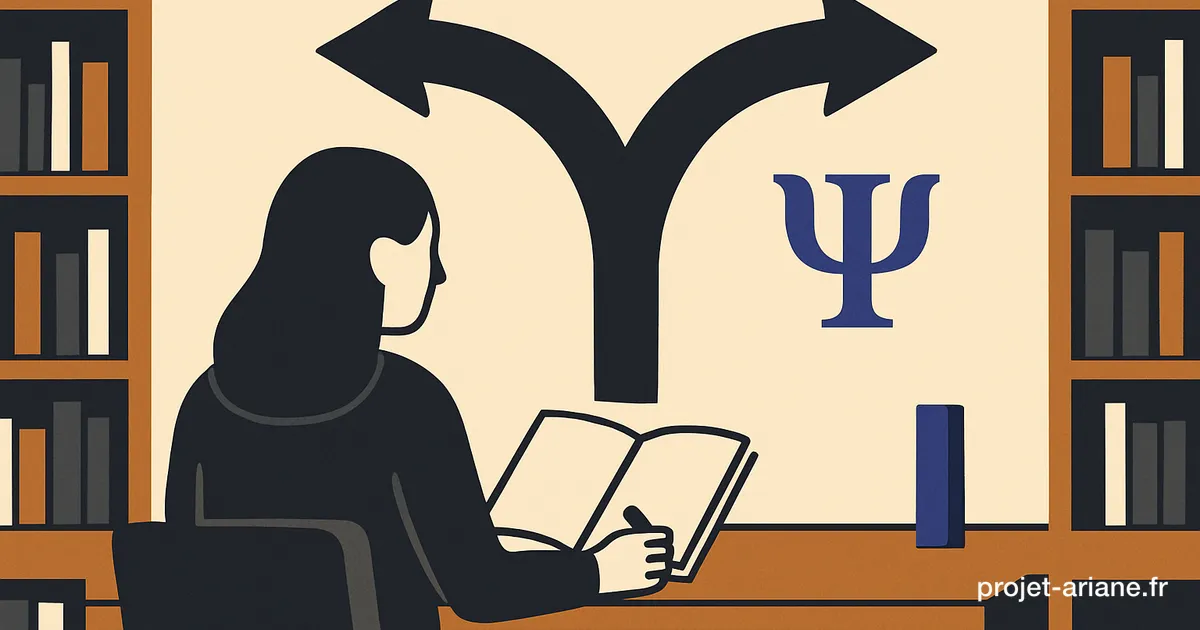 Études de psychologie : licence, master sélectif et titre de psychologue